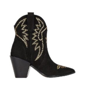 Dolce Vita Ginni Boot Black with Gold Trim 7 NWT